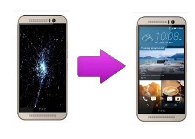 Remplacement bloc complet  tactile + LCD HTC One M9
