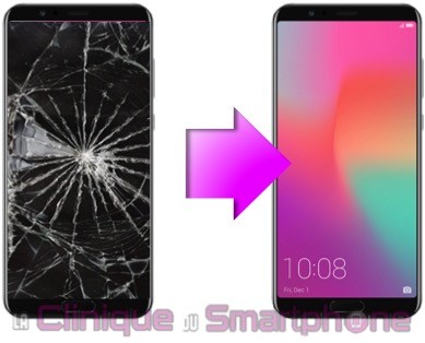 réparation  bloc LCD + vitre tactile Huawei Honor View 10