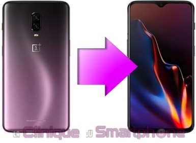 Remplacement vitre arrière cassé One Plus 6T à Lyon