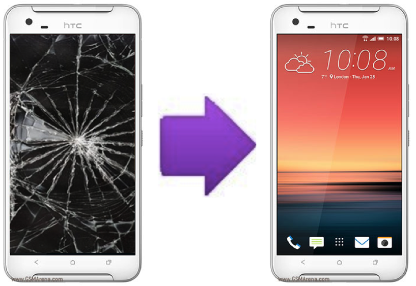 Réparation Ecran cassé smartphone HTC One X9 Lyon
