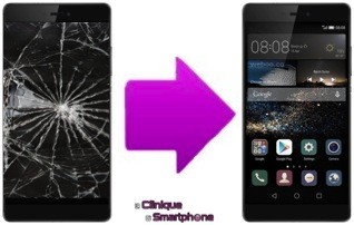 Remplacement écran tactile cassé  Huawei P8 MAX rapide et pas cher à  Lyon