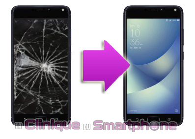 Changement écran asus zenfone 4 Max Plus sur Lyon