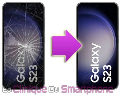 Remplacement bloc écran Samsung Galaxy S23