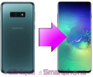Ma vitre arrière de Samsung S10, S10e, S10 Plus est cassée! La Clinique du Smartphone expert réparateur à Lyon Brotteaux