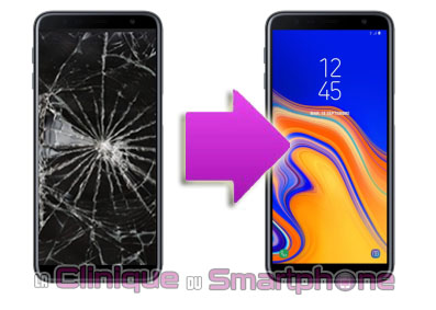 Changement bloc écran Samsung Galaxy J6+ à Lyon