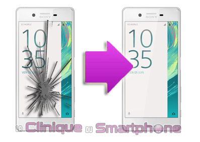 Changement bloc écran Sony Xperia X Performance à Lyon