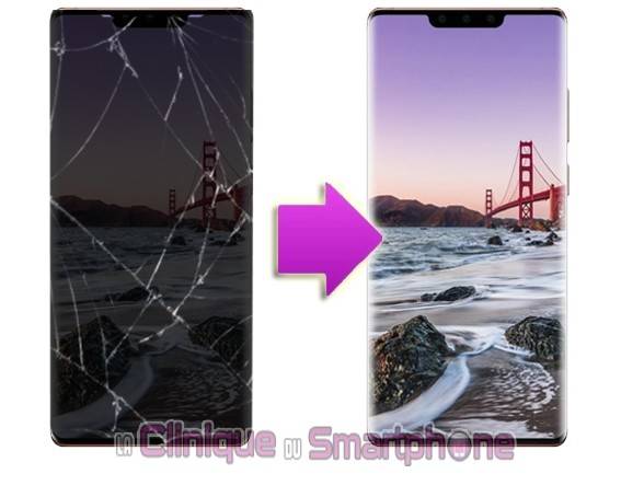 REMPLACEMENT VITRE TACTILE + ECRAN LCD HUAWEI MATE 30 PRO