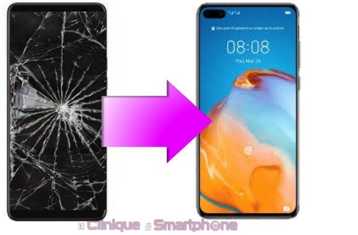 REMPLACEMENT BLOC ÉCRAN HUAWEI P40 Pro