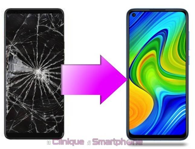 REMPLACEMENT VITRE TACTILE + ECRAN LCD XIAOMI REDMI NOTE 9S / NOTE 9