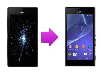 Changement LCD + vitre tactile Sony Xperia T3 (M50W)