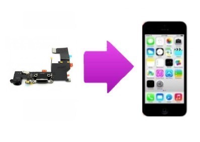 Remplacement micro et connecteur de charge iPhone 5C