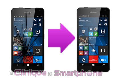Changement bloc écran Microsoft Lumia 650
