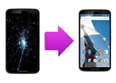 Remplacement écran cassé Motorola Nexus 6
