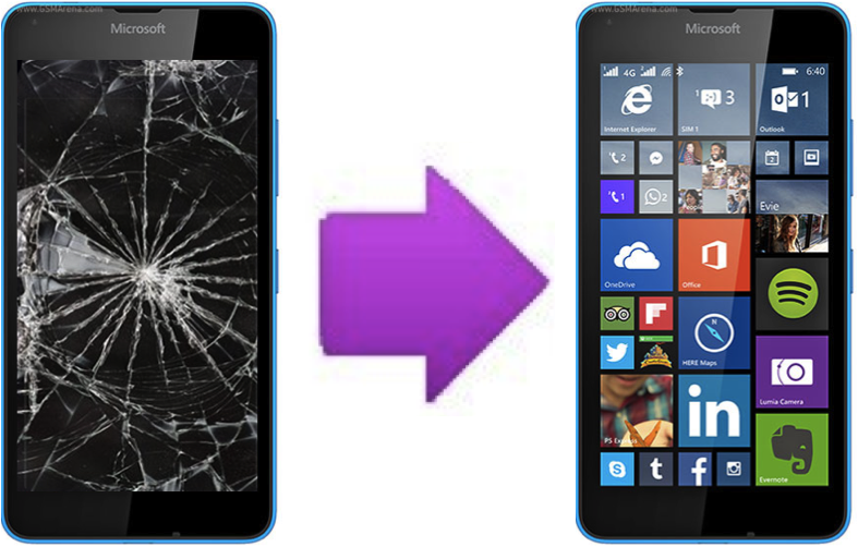 Remplacement Vitre Tactile + Ecran LCD Nokia Lumia 640 LTE / XL