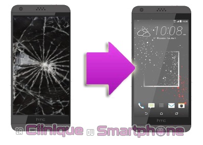Réparation d'écran LCD + tactile pour HTC Desire 530