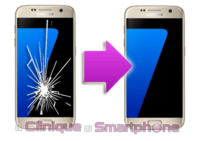 Réparation Ecran cassé Samsung Galaxy S7 à Lyon