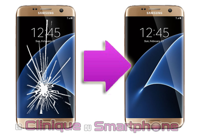 Réparation Bloc écran (Tactile + LCD) Samsung Galaxy S7 Edge
