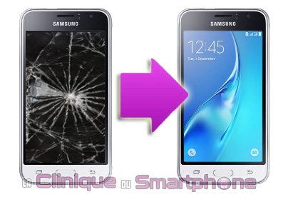 Changement vitre tactile Samsung Galaxy J1 2016 (J120) sur Lyon 