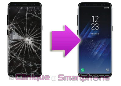 Changement bloc écran Samsung Galaxy S8 Plus à Lyon