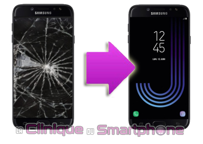 Remplacement bloc écran Samsung Galaxy J7 (2017) à Lyon