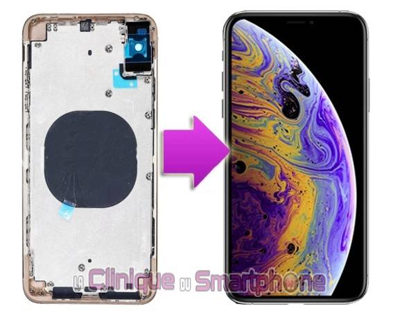 REMPLACEMENT CHASSIS ARRIÈRE POUR IPHONE XS