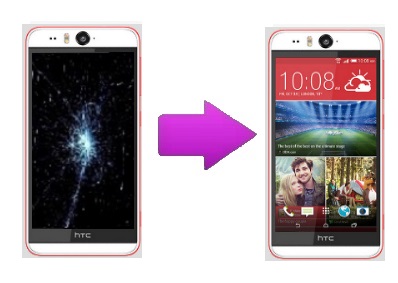 Changement bloc écran (tactile + LCD) HTC Desire Eye - M910X