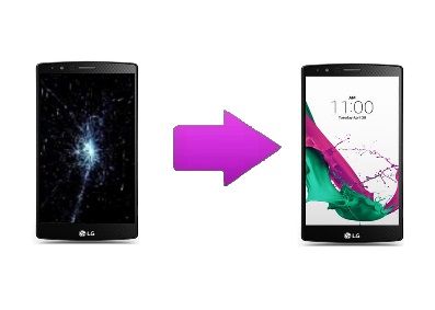 Changement écran cassé LG G4 sur Lyon
